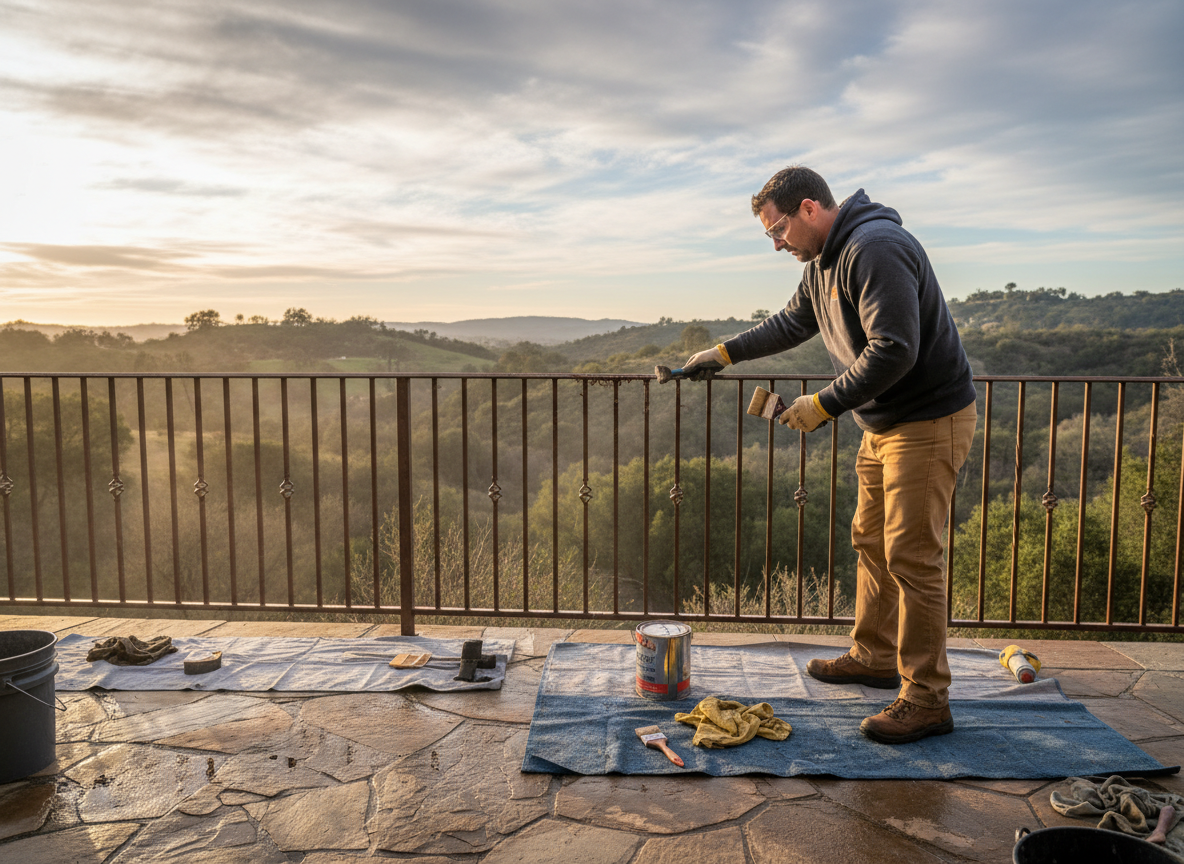 Seasonal Maintenance for Outdoor Railings Before Winter Rains