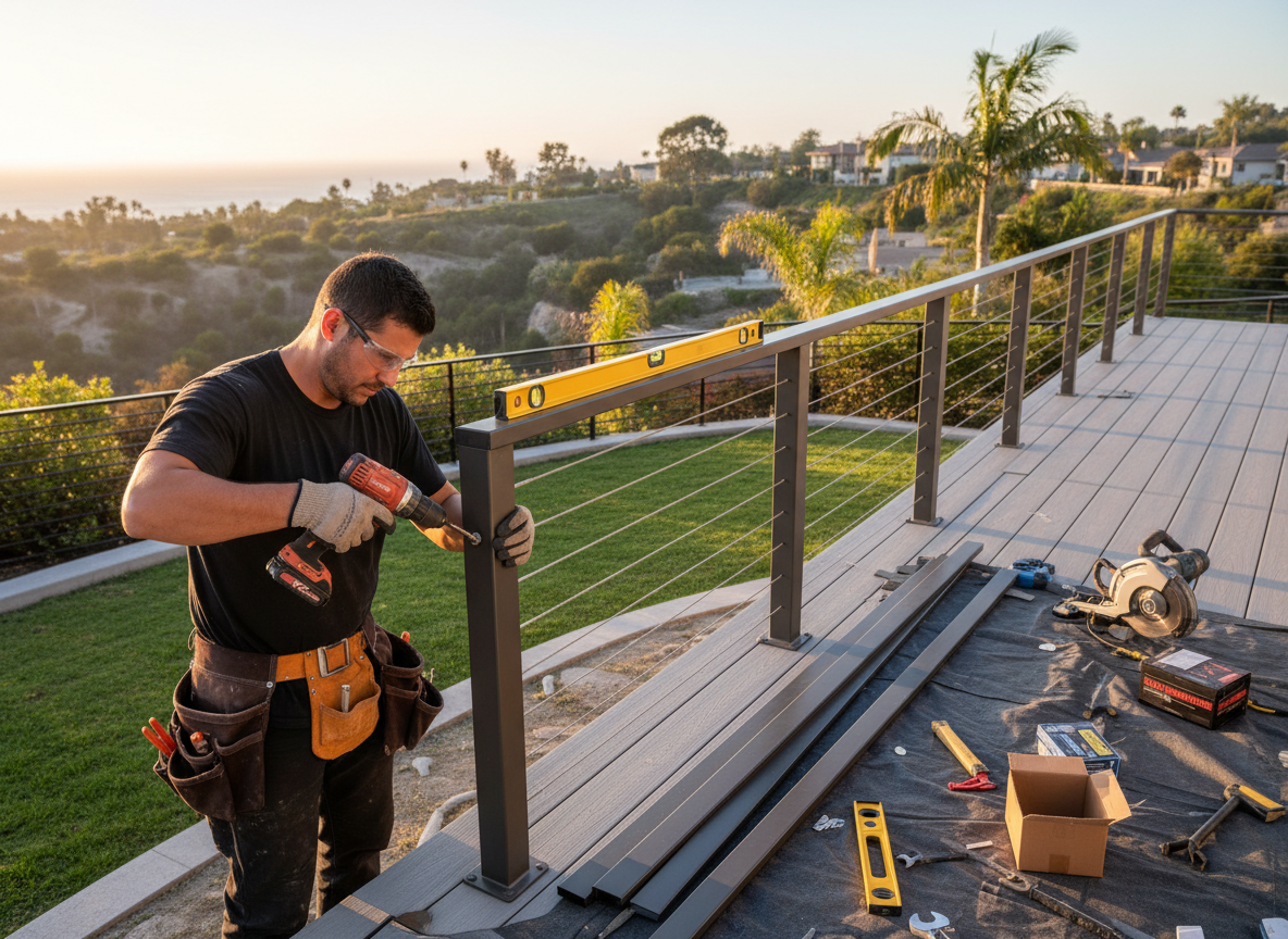 Aluminum Deck Railings in Orange County, CA